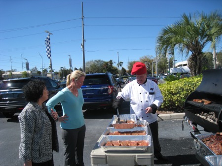 BBQ at Pete Currie Ford in Tampa FL